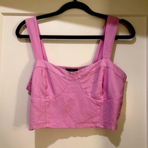 Pink Crop Top